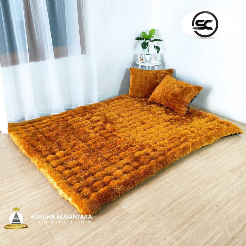 kasur lantai bulu