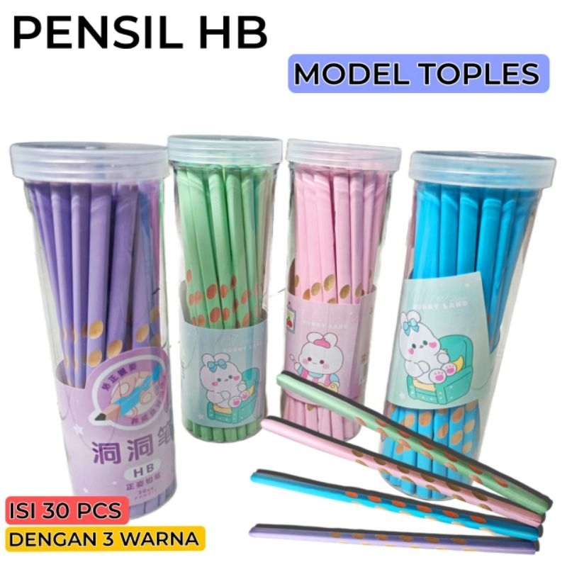 

30 Pcs Pensil Barang HB Model Toples/Pensil HB Batang/Pensil Murah/Pencil
