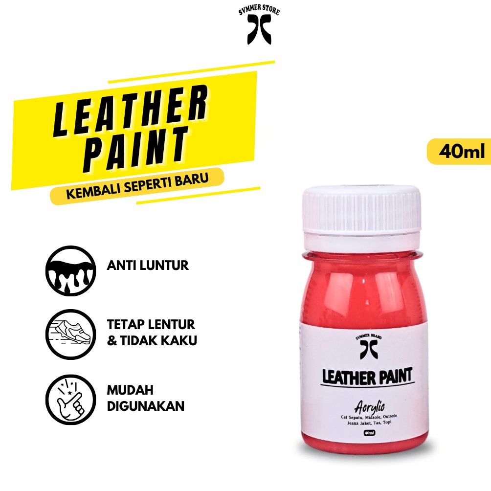 

KODE R63V Cat Sepatu Leather dan Pabric Paint Acrylic 4ml Kanvas Sol Sneakers