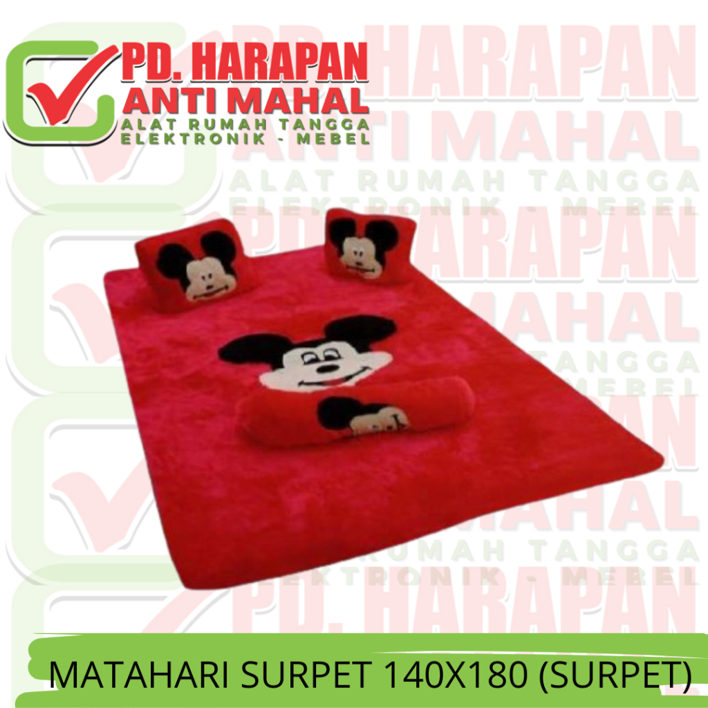 MATAHARI SURPET 140X180 (SURPET)/SURPET BULU/SURPET KARAKTER