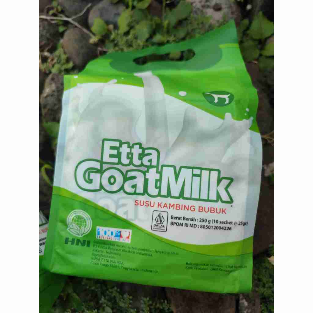 

ETTA GOAT MILK / SUSU KAMBING ETAWA isi 10 Sachet @25gr