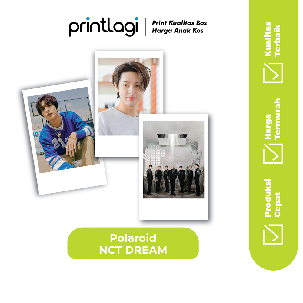 POLAROID NCT DREAM - Unofficial Fanmade - Polaroid Tebal NCT DREAM