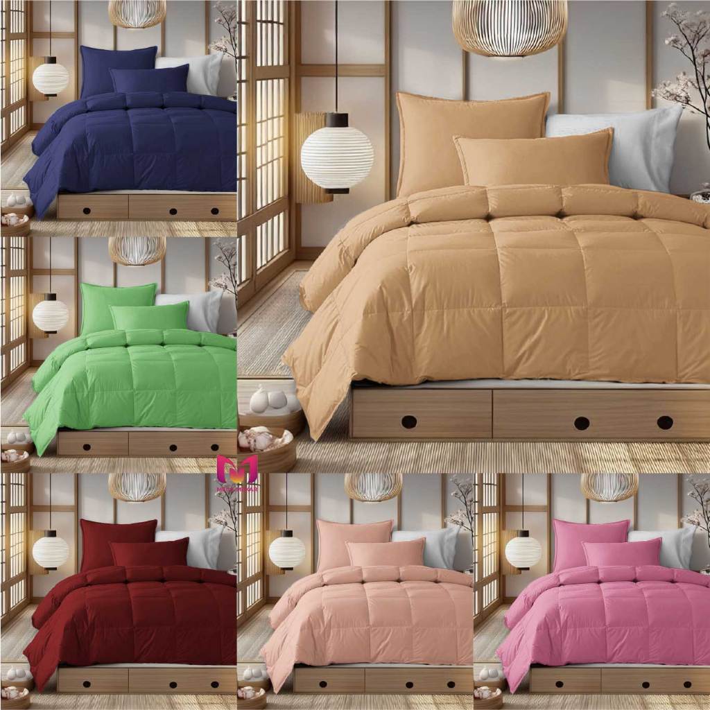 Bedcover Korea Aesthetic Warna Polos Minimalis Premium / Selimut Bedcover Polos / Selimut Warna