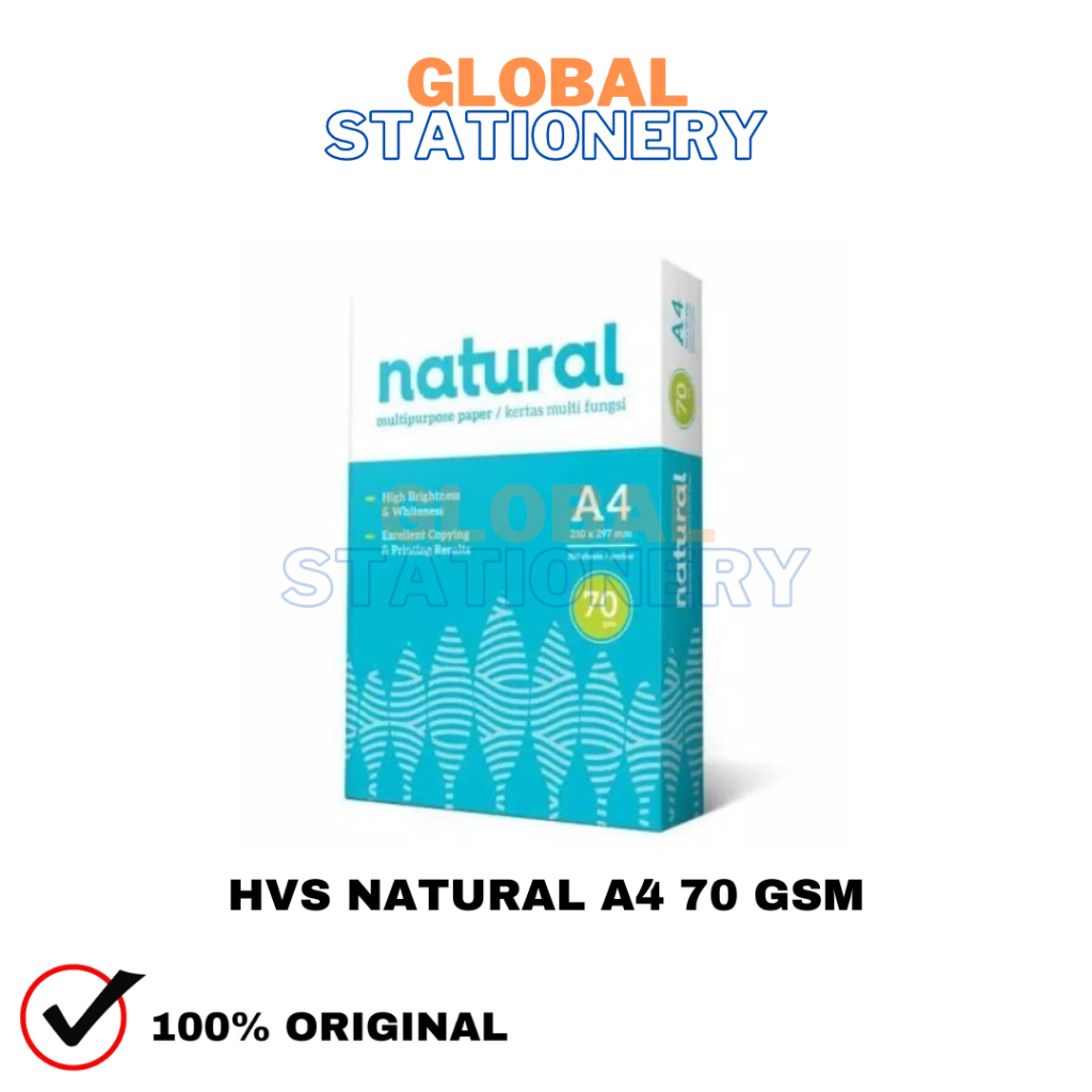 

Kertas HVS Kertas Fotocopy Printing Paper Natural A4 70 Gsm