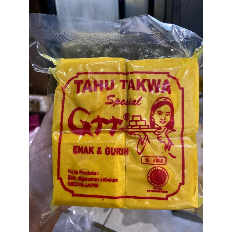 

Tahu Kuning Tahu Takwa Asli Kediri Isi 4 Biji