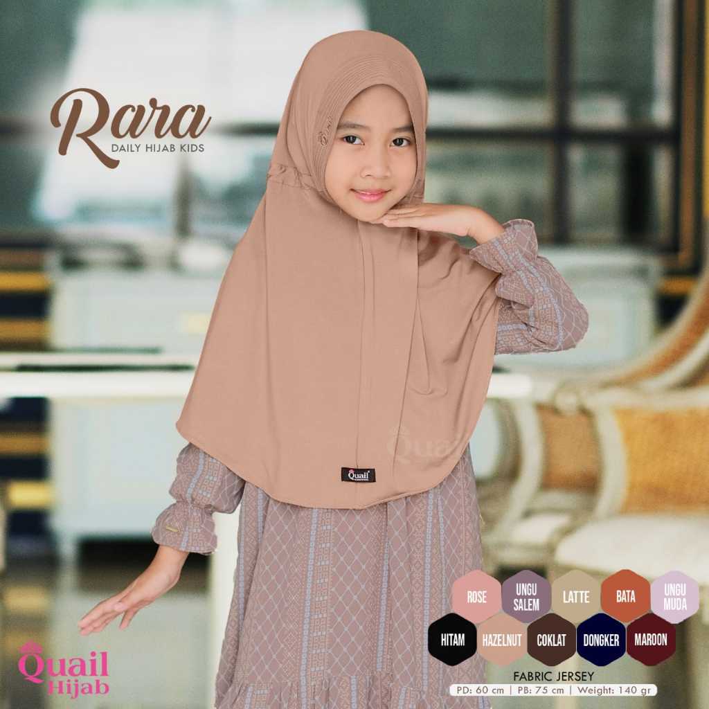 Hijab Anak Rara Hijab Anak Original Quail Hijab Anak Sd Hijab Anak Quail Hijab Jersey Anak Sekolah H