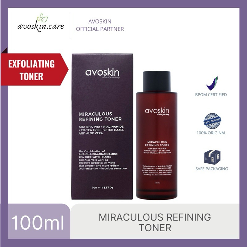 Avoskin Miraculous Refining Toner [Exfoliating Toner] AHA BHA PHA PGA