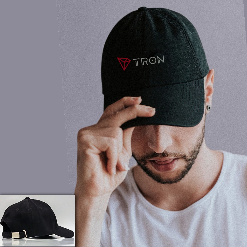 Topi Crypto TRX Tron Premium Cotton