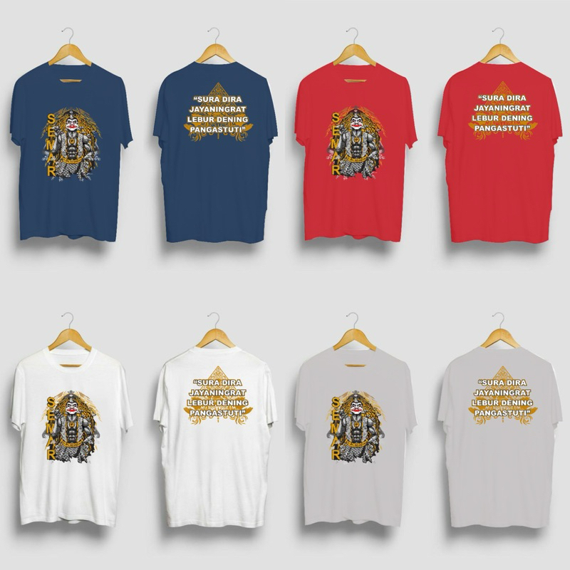 Paramesti Kaos Jawa Mbah Semar Kaos Semar Kaos Wayang Semar