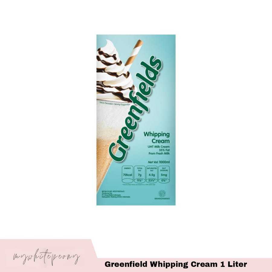 

Greenfields Whipping Cream 1 Liter