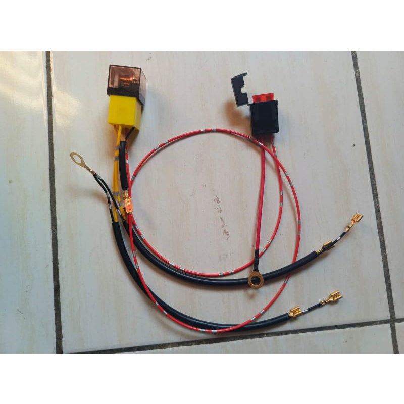 KABEL RELAY KLAKSON DOBEL KABEL SET RELAY KLAKSON