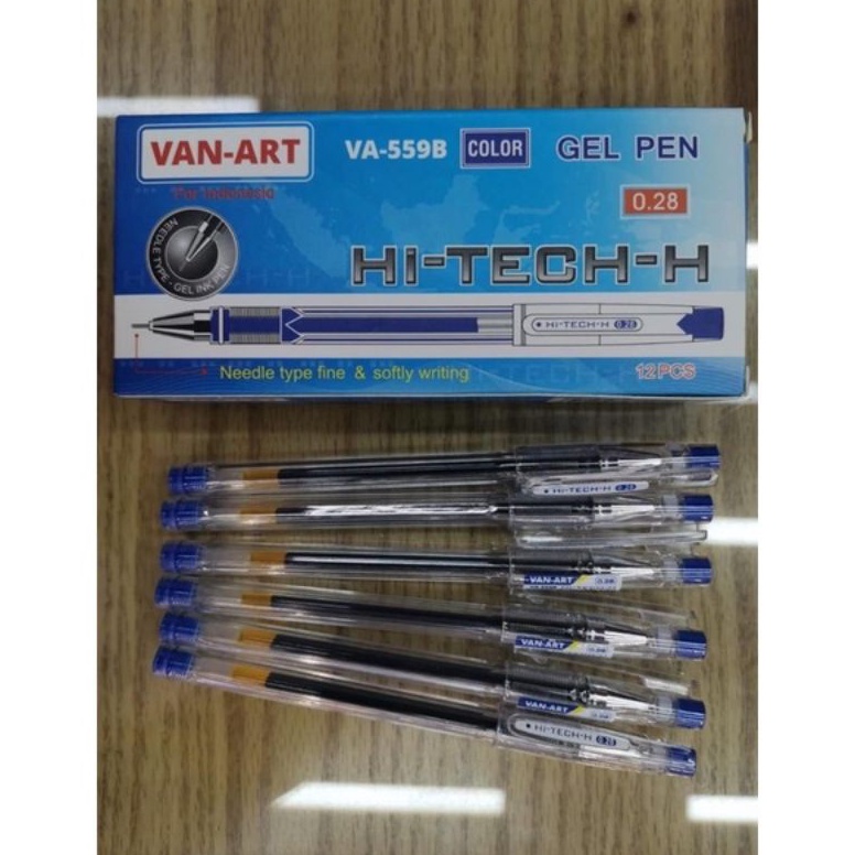 

KODE T14V Harga 12 pcBolpen Hi tech BIRU VA559B 1 kotak isi 12 pcs bolpen gel pen 28