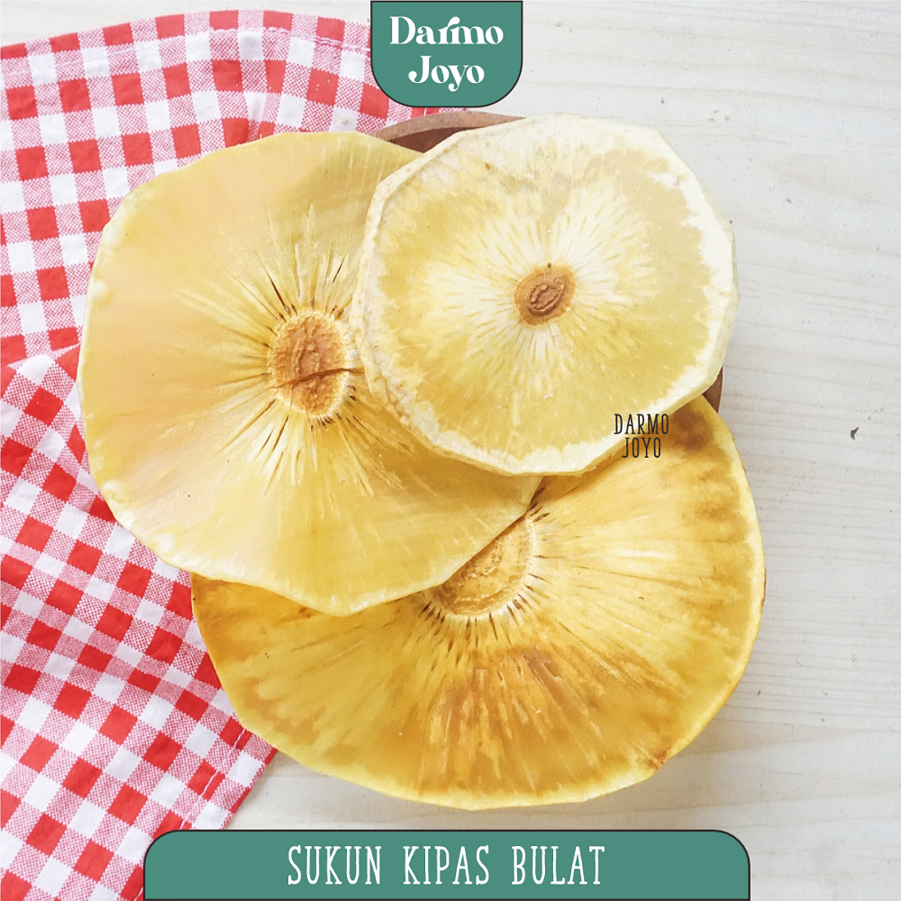 Sukun Kipas Bulat 200gr / Keripik Kripik Sukun Manis Gurih Camilan Snack Kiloan