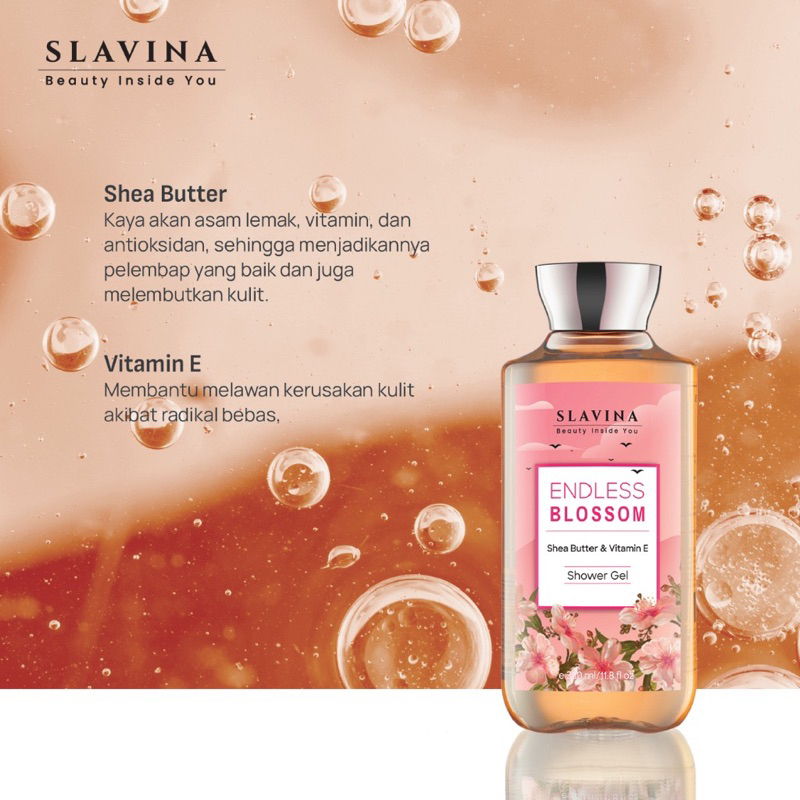 Slavina Endless Blossom Shower Gel & Body Lotion
