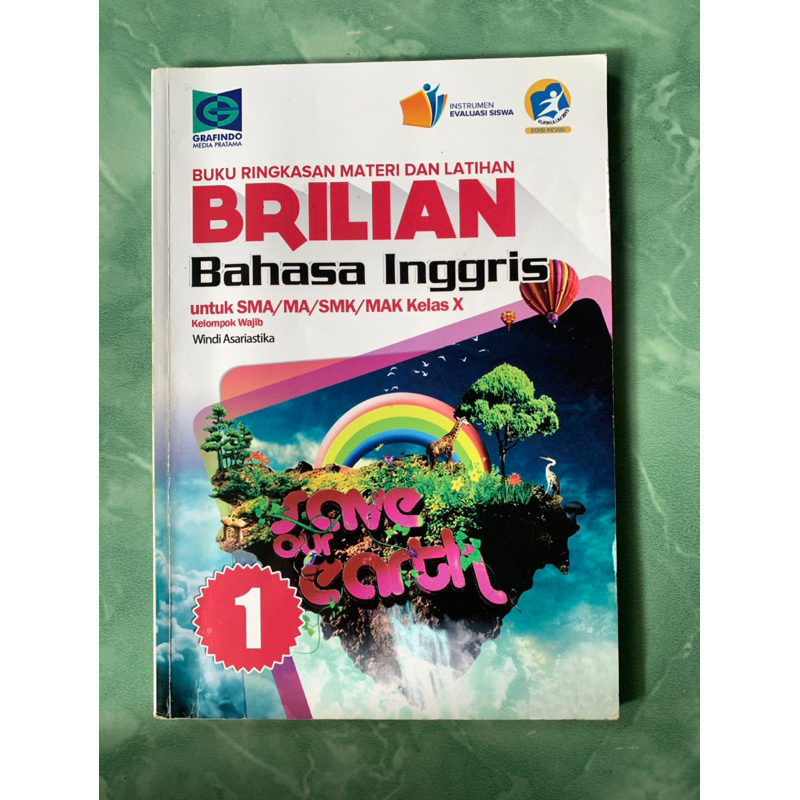 

[BRILIAN10] BUKU SOAL BRILIAN BAHASA INGGRIS KELAS X SMA/MA K13 PENERBIT GRAFINDO