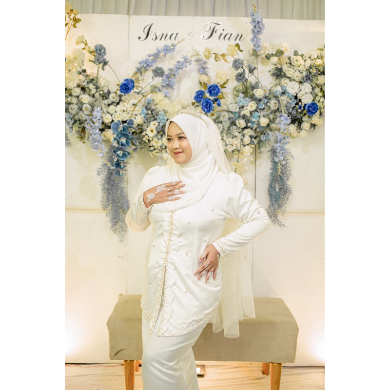 Baju Pengantin Wanita Kurung Malay Kebaya Akad Malay Baju Akad Melayu