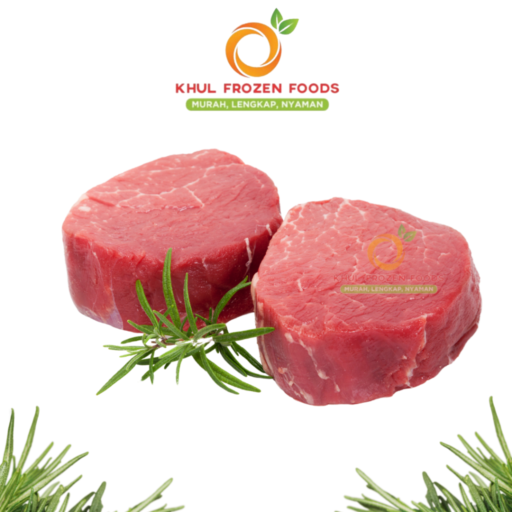 

AUS Tenderloin Steak / DAGING SAPI / BEEF STEAK / TENDERLOIN PREMIUM STEAK / HAS DALAM / Daging Tenderloin Daging Has Dalam Import / tenderloin grade A