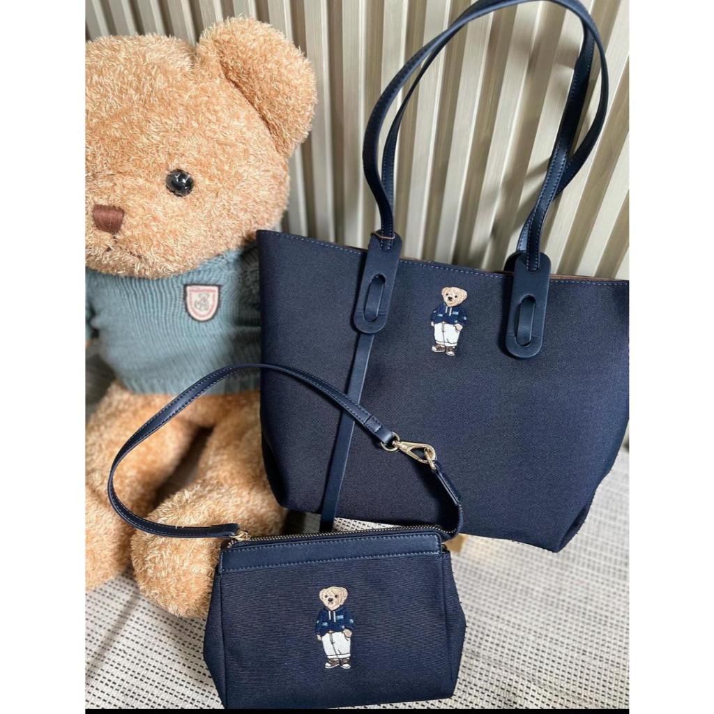 TTWNBEAR ORIGINAL TN3532 TOTE BAG HITAM TERBARU - TAS TOTE WANITA - TTWNBEAR