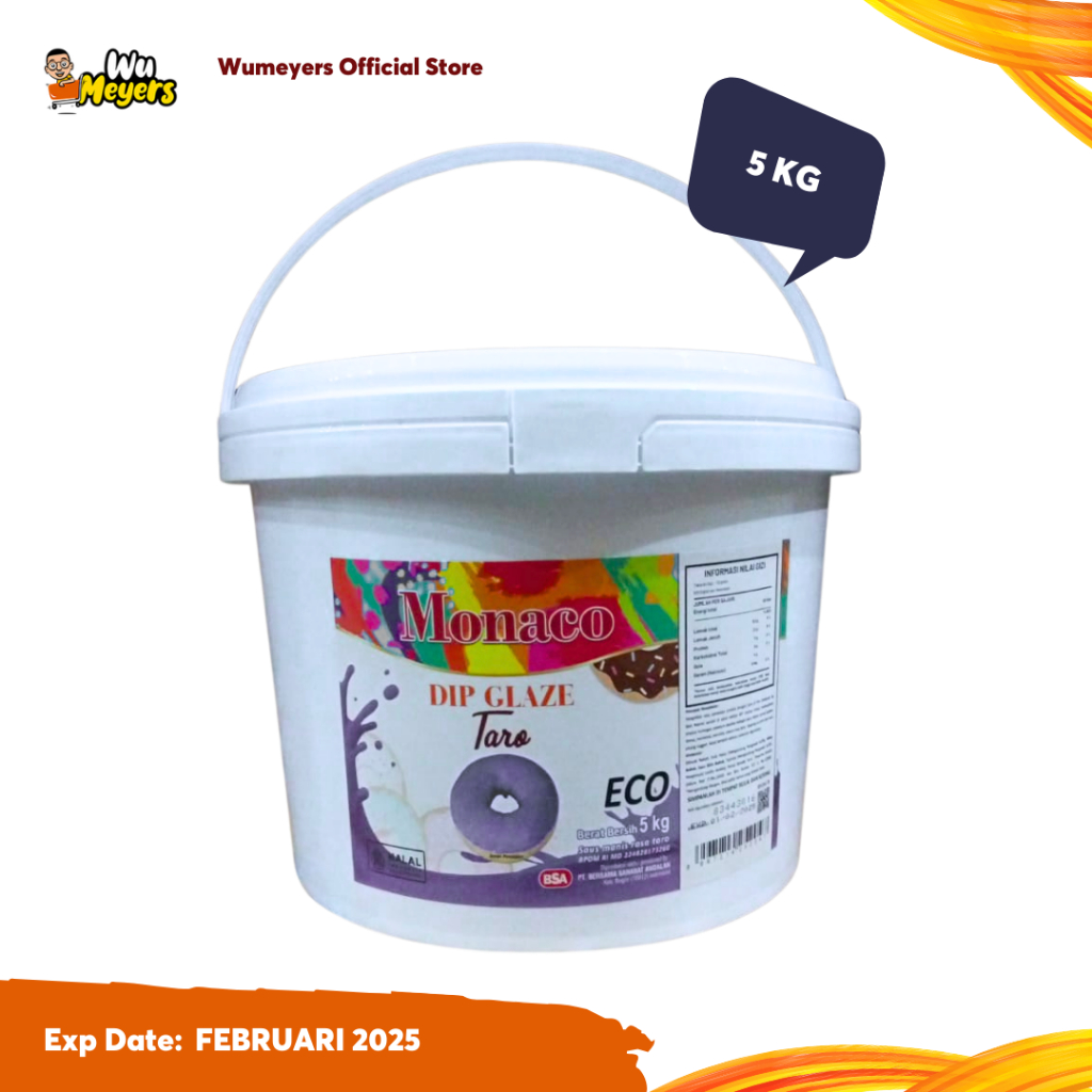 

Monaco Dip Glaze Taro Selai Olesan Monaco 5kg