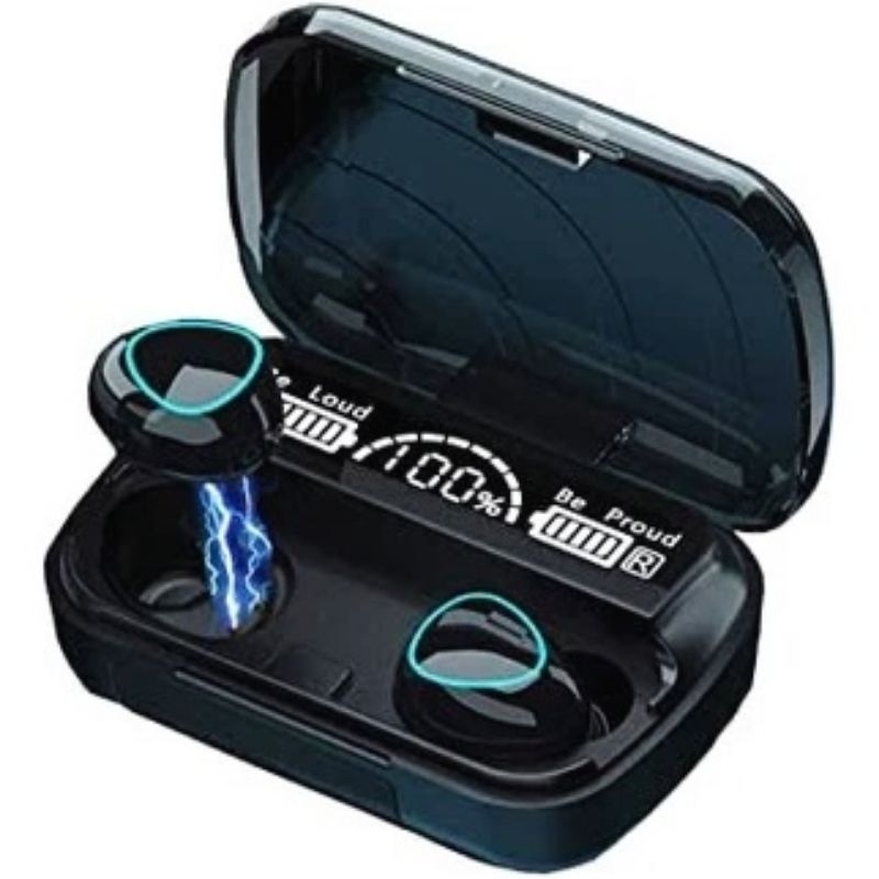 V5.3 TWS M10 HEADSET BLUETOOTH BASS WIRELESS + POWER BANK