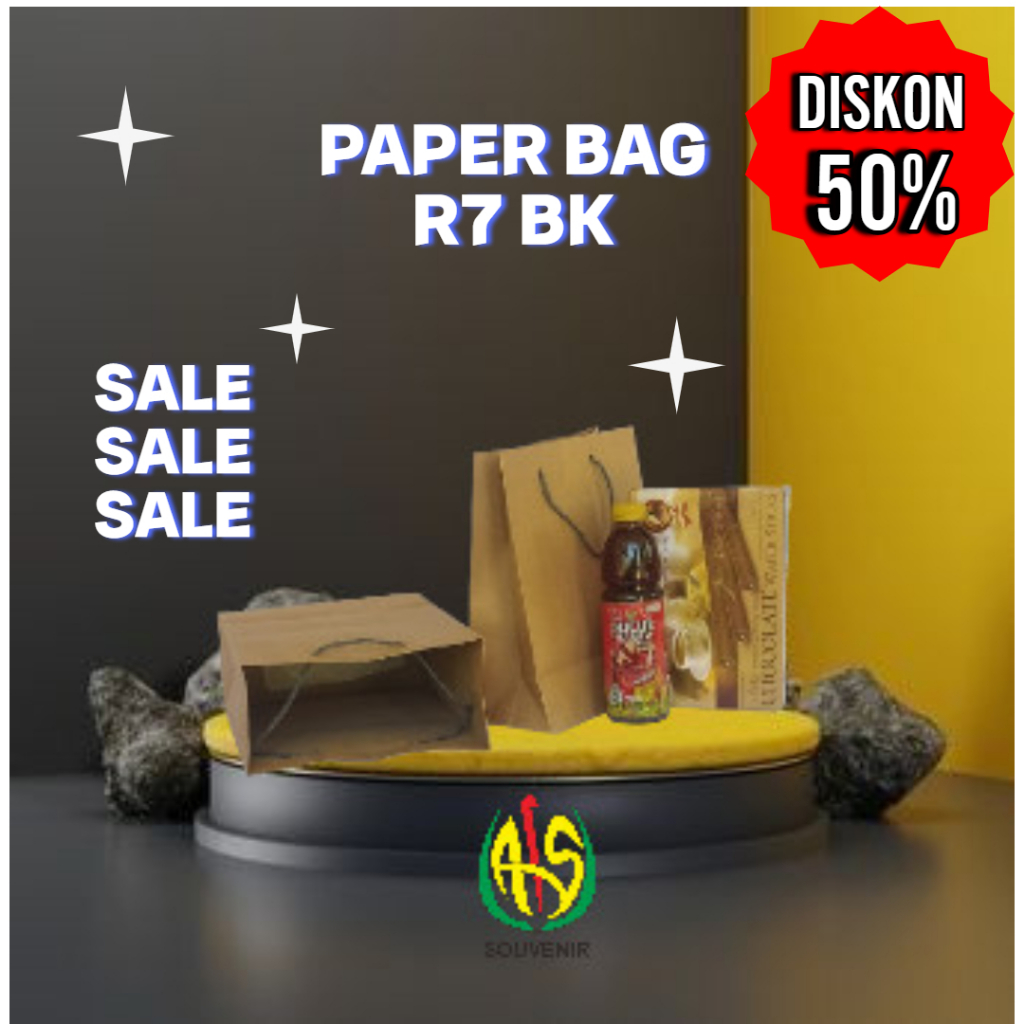

Tas Souvenir R7 BK Cokelat Polos / Ukuran 20x10x25 cm / Isi 1 Pcs