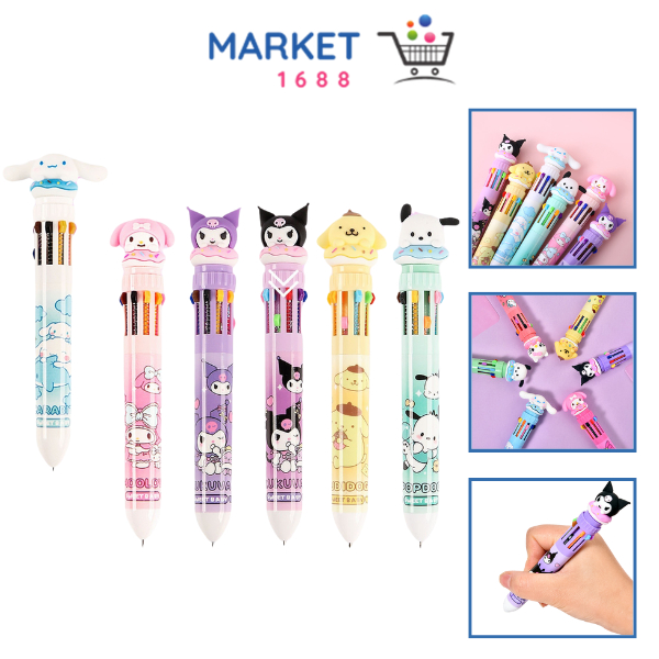 

Market1688 Pena Mekanik Karakter Kartun Pulpen 10 Warna Lucu 3D DOLL Bolpen Gel Tinta Donat Animasi 10 Warna Alat Tulis Sekolah Anak Super Imut