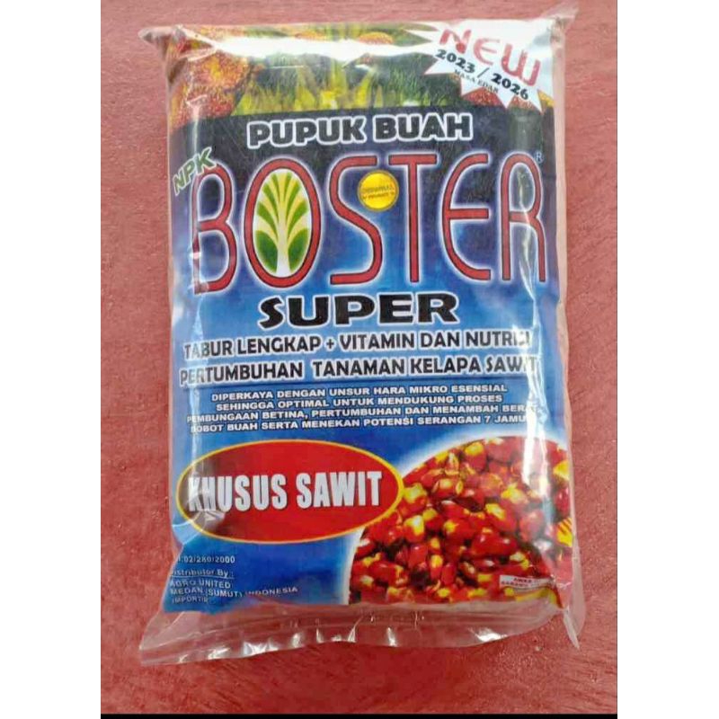 PUPUK BOSTER KHUSUS SAWIT ORIGINAL BERHOLOGRAM 5KG