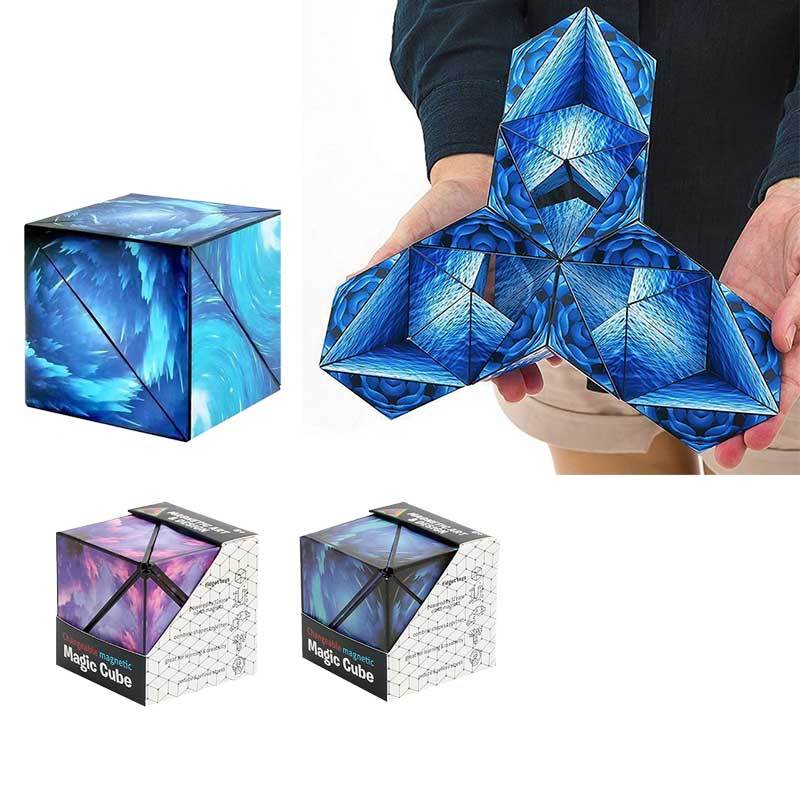 Magic Cube/ Kubus Rubik/ Mainan Rubik/ Magnetic Cube / Ajaib Magnetic 3d/ Magnetic Folding Cube