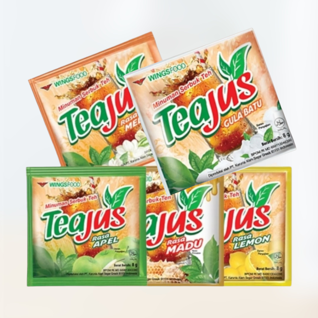 

Tea Jus Renceng Isi 10 Bungkus Minuman Teh Serbuk Instant Sachet All Variant