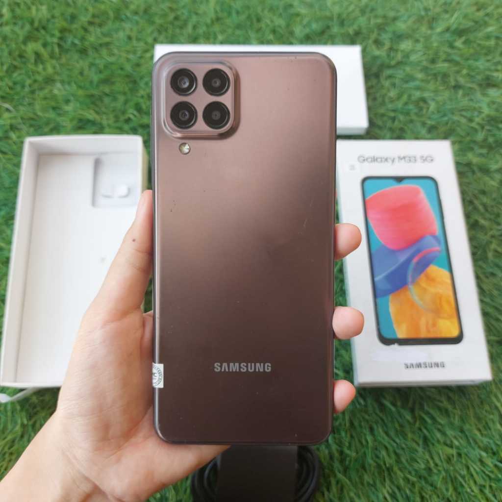 SAMSUNG M33 SECOND 6/128GB & 8/128GB HP SECOND HP SEKEN HP BEKAS HP MURAH
