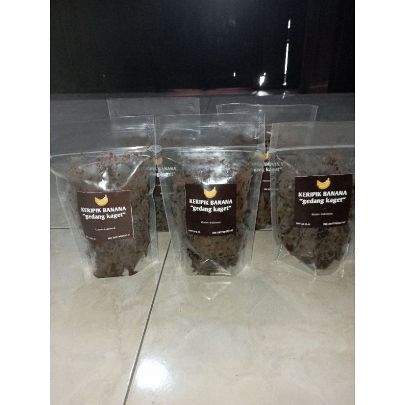 

keripik pisang coklat lumer lezat