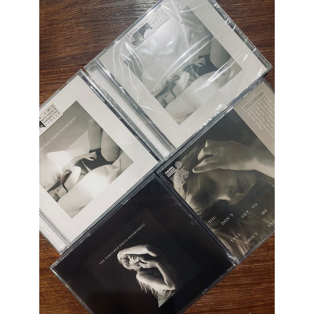 READY The Tortured Poets Department CD + Bonus Track "The Manuscript" Evermore album deluxe edition 