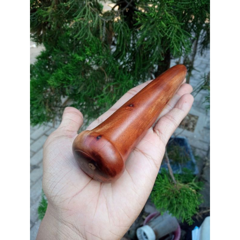 Alat Kesehatan Bantu Pijat Kayu Setigi Asli Model Polos