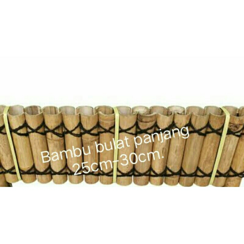 Bambu belahan,Bambu pagar taman