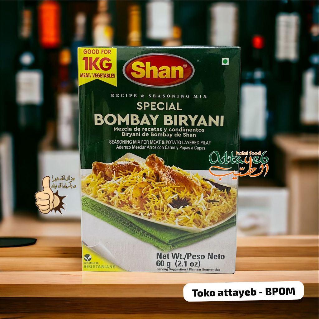 

Shan Bumbu Rempah Masakan Special Bombay Briyani Masala Instant 60gr (BPOM)