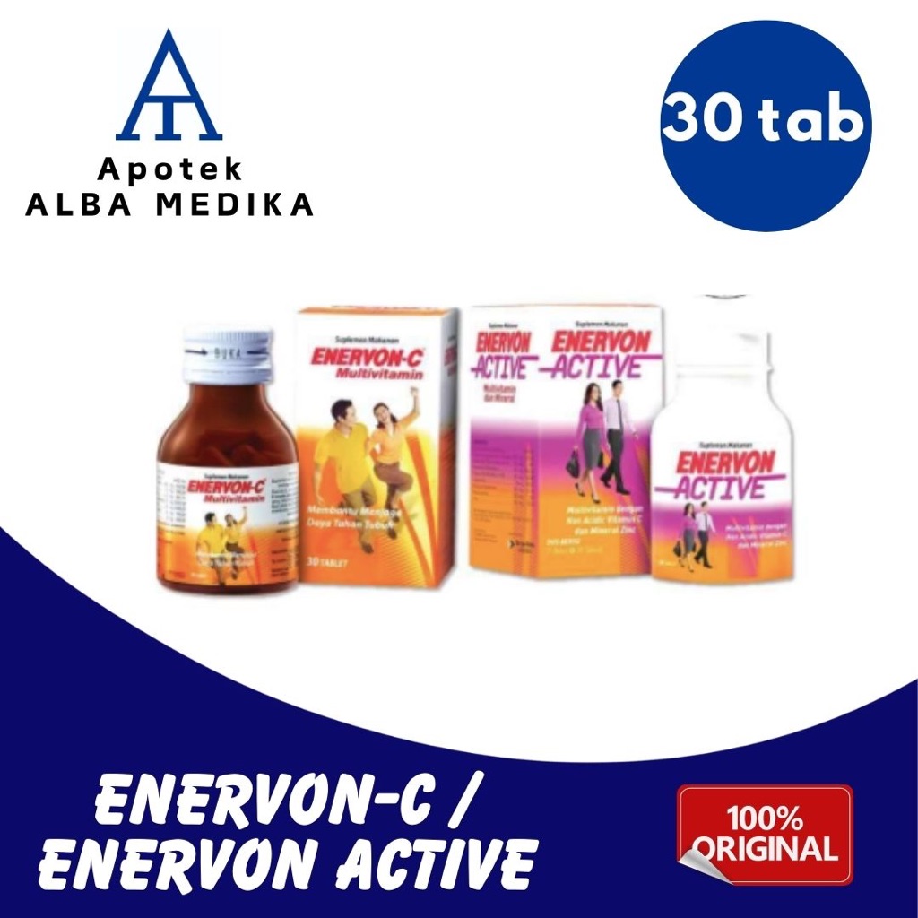 Enervon C / Enervon C Active | Multivitamin / Vitamin C / Multi Vitamin / Vitamin C Anak | Menjaga D