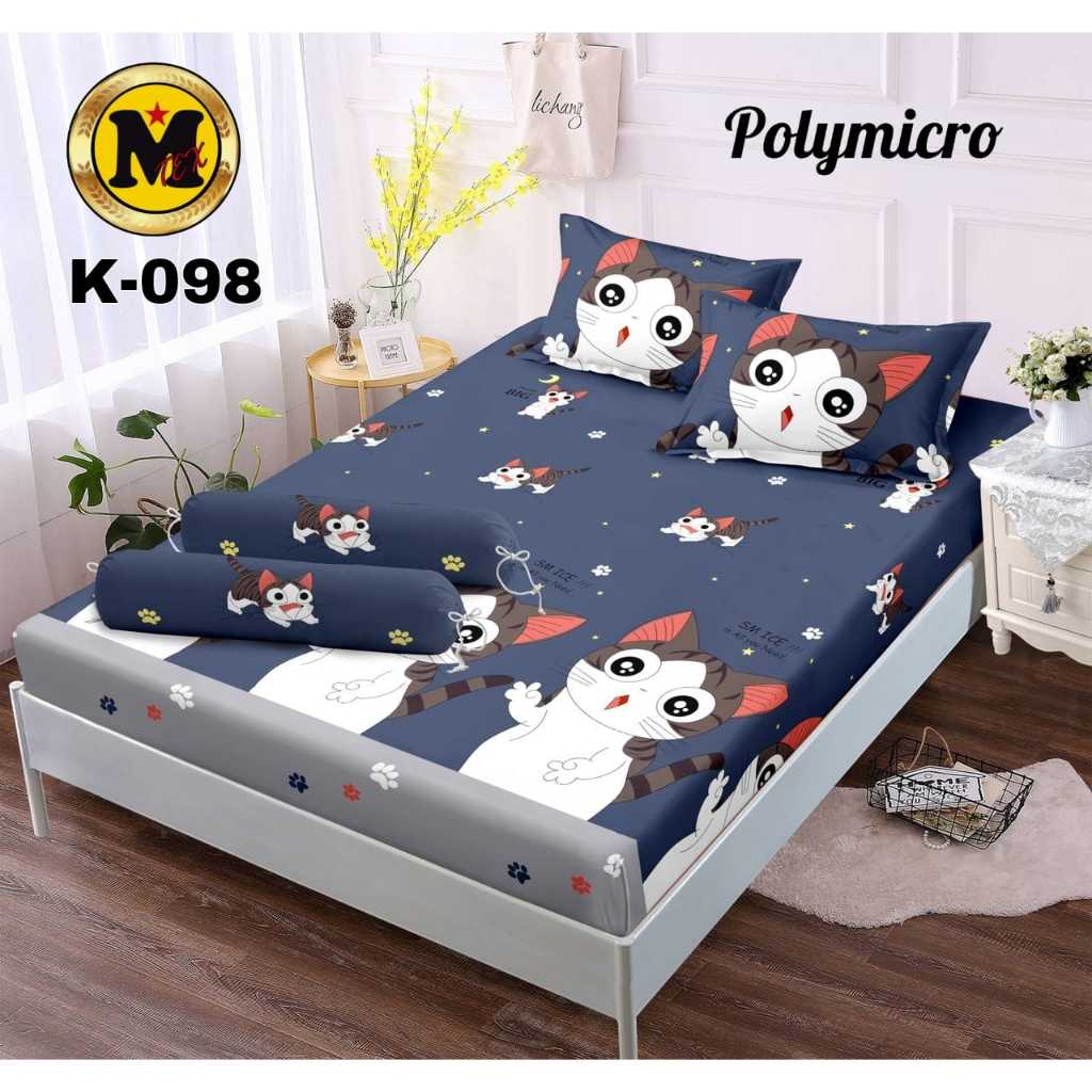 sprei promo cuci gudang seprai premium motif karakter Terbaru 3D bahan premium lembut dan halus anti