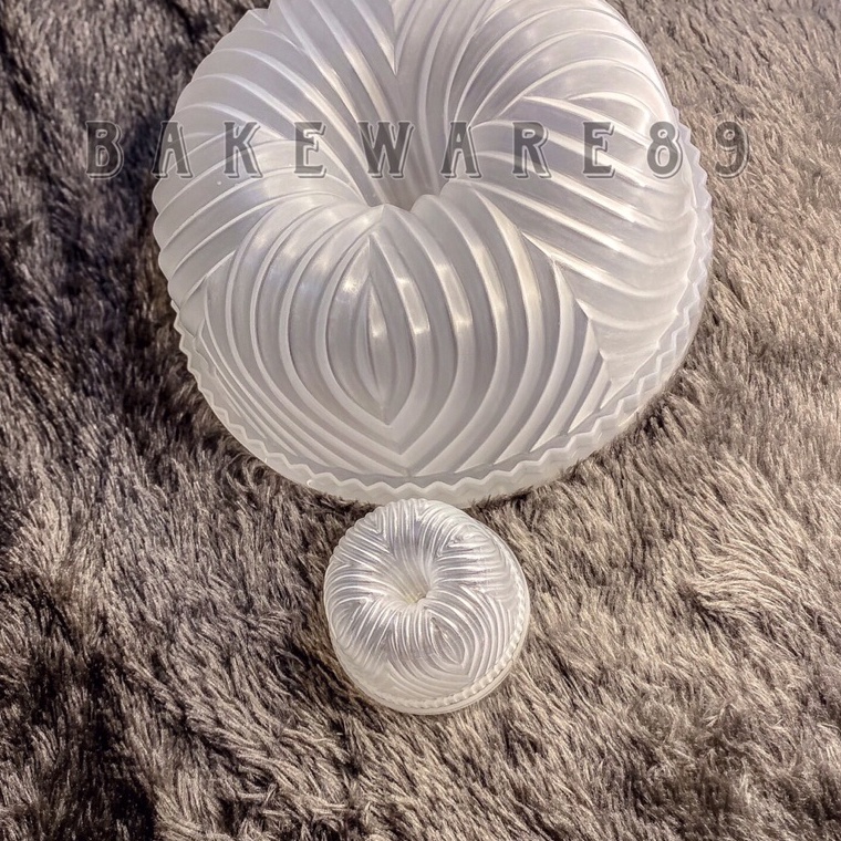 Tren Kekinian Cetakan Pudding Bolu Kukus Bolu Loyang Jumbo Ukuran 22cm Plastik Premium Tebal