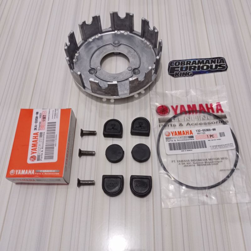 Mangkok + karet + oring rumah kopling rx king rxk 3KA / 4Y2