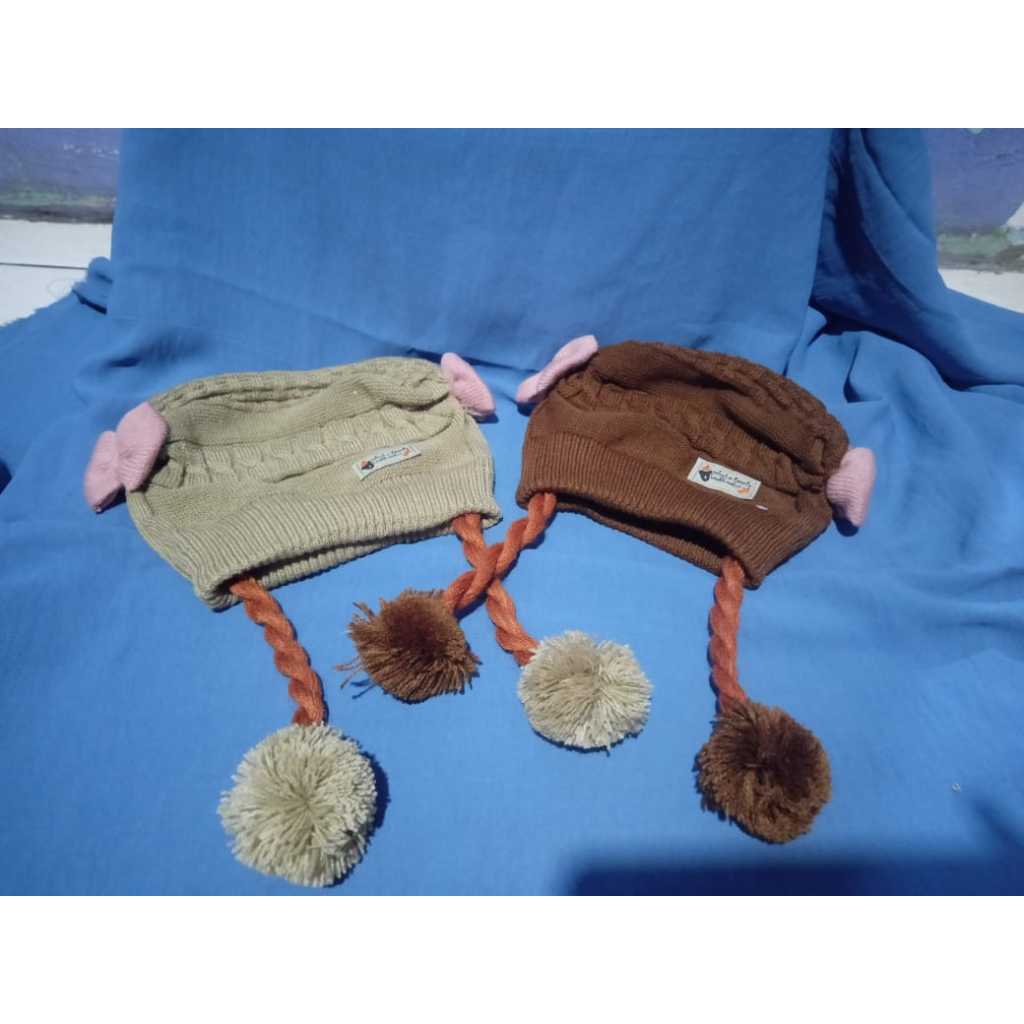 Kupluk Anak Kepang/Kupluk anak Perempuan/Kupluk Anak 3-4tahun