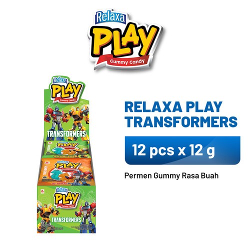 

Relaxa Play Transformers Box 12 x 12 GR