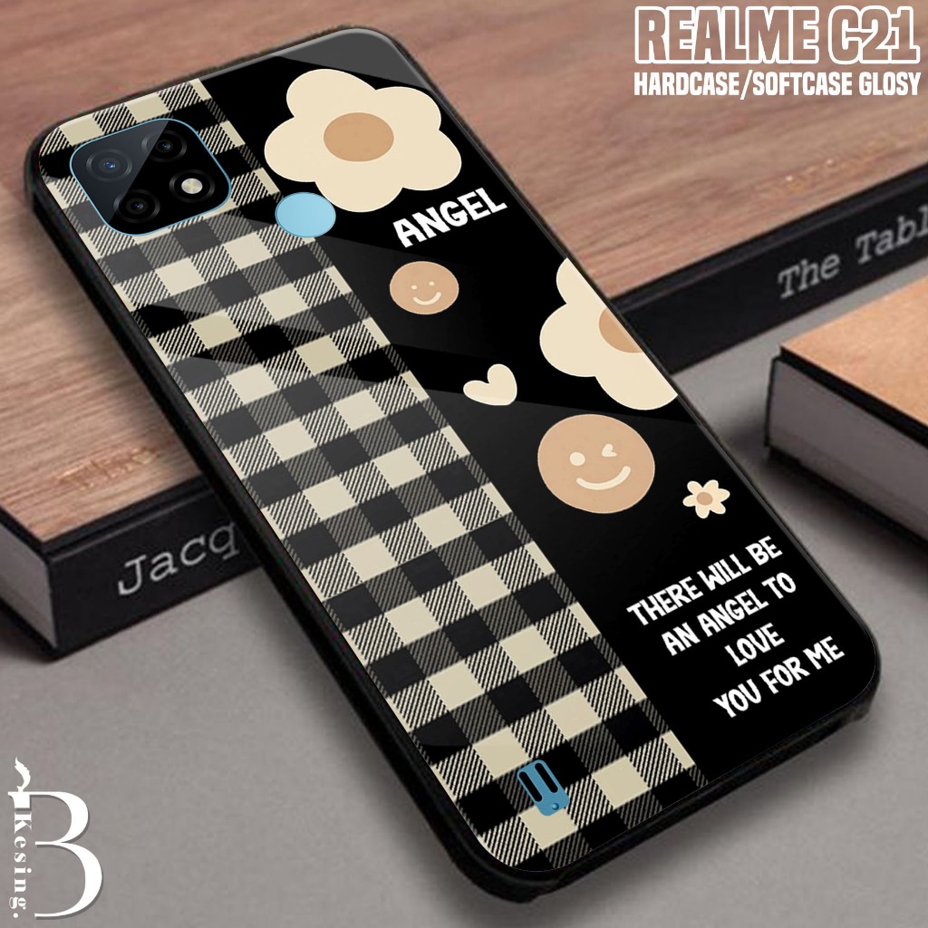 Case Realme C21 Motif BUNGA - Casing Hp Realme C21 Terbaru -  Silikon Hp Realme C21 - Kesing Hp - So