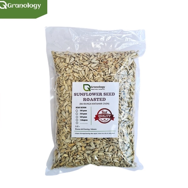 

Roasted Sunflower Seed Biji Bunga Matahari Oven 1 Kilogram by Granology