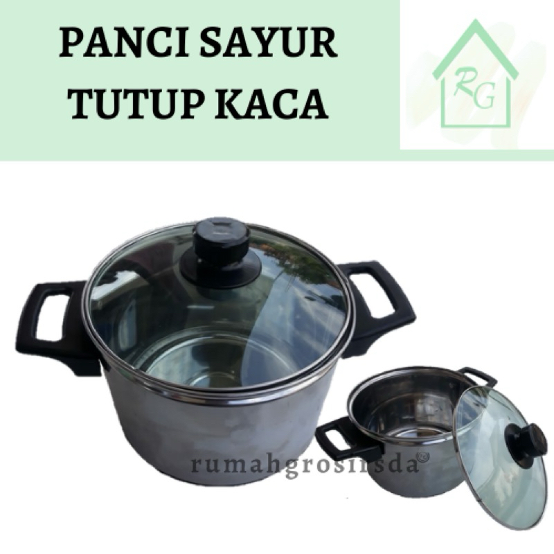 PANCI SAYUR TUTUP KACA | UKURAN 22CM 24CM