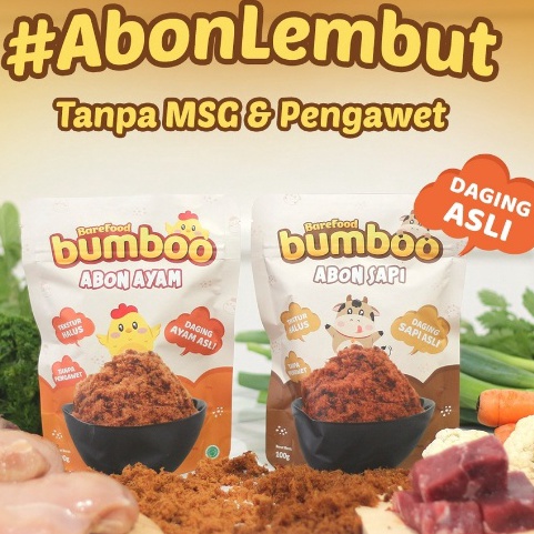 

Kirim Sekarang BUMBOO Abon Asli Tekstur Lembut MPASI Si Kecil Sumber Protein Tanpa MSG Tanpa Pengawet