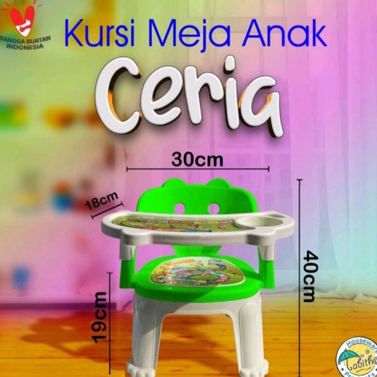 MEJA KURSI CERIA  KURSI MAKAN BAYI  KURSI MEJA MAKAN ANAK  KURSI CERIA  KURSI MEJA