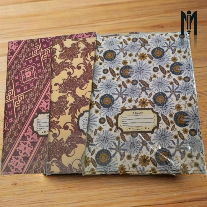 

Sampul buku batik premium merk bamboo