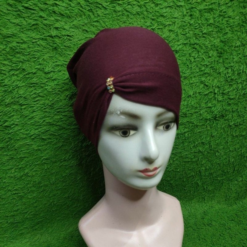 Ciput Risty| Ciput Rajut| Inner Payet Bahan Kaos Spandek