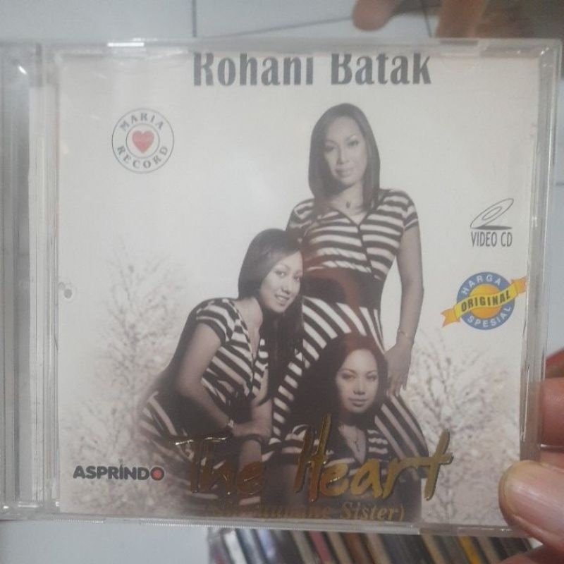 vcd musik karaoke rohani batak the heart simatupang sister (CD156)