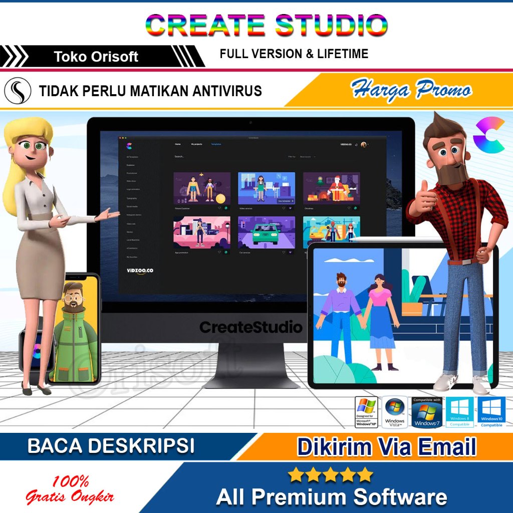 Create Studio 1.4 Software Membuat Animasi